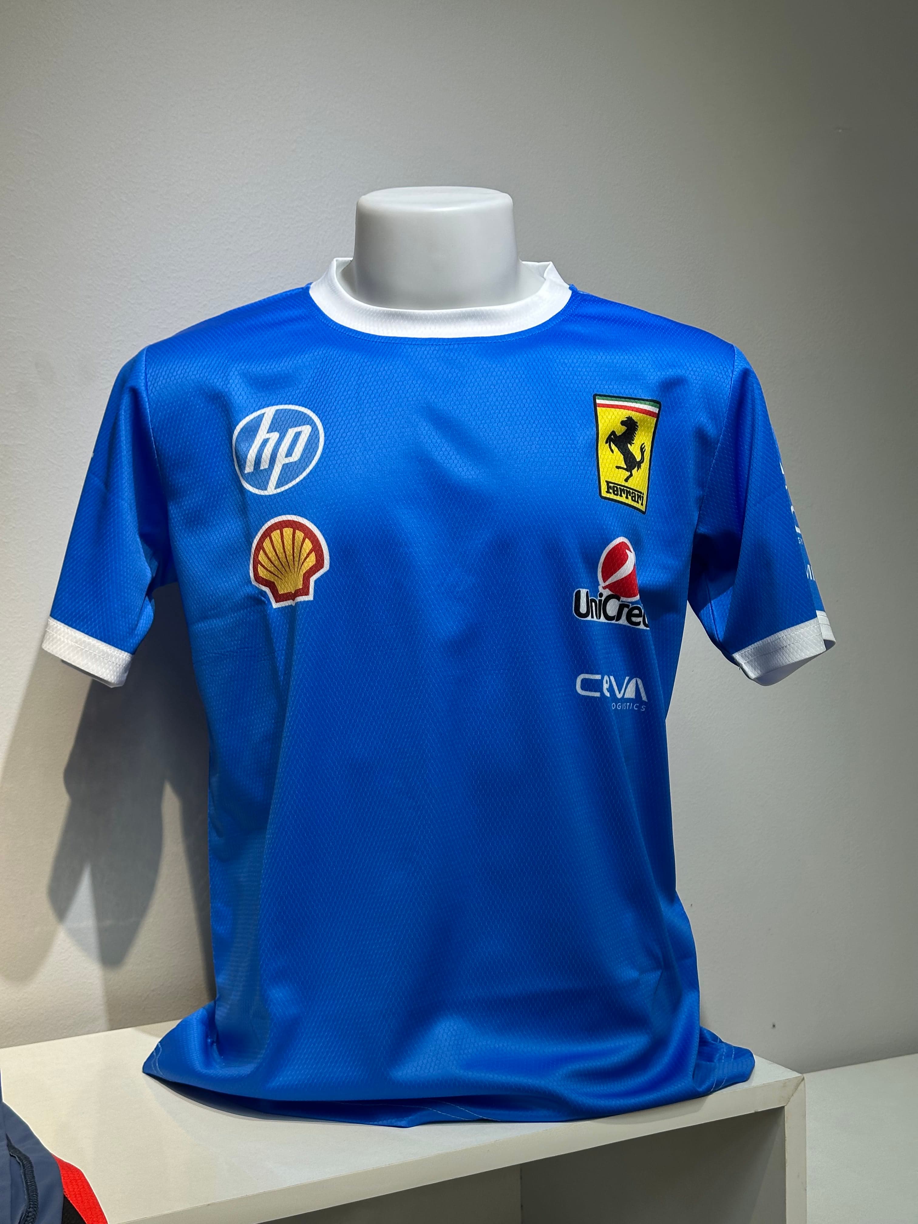 Ferrari Round Neck Jersey (BLUE)